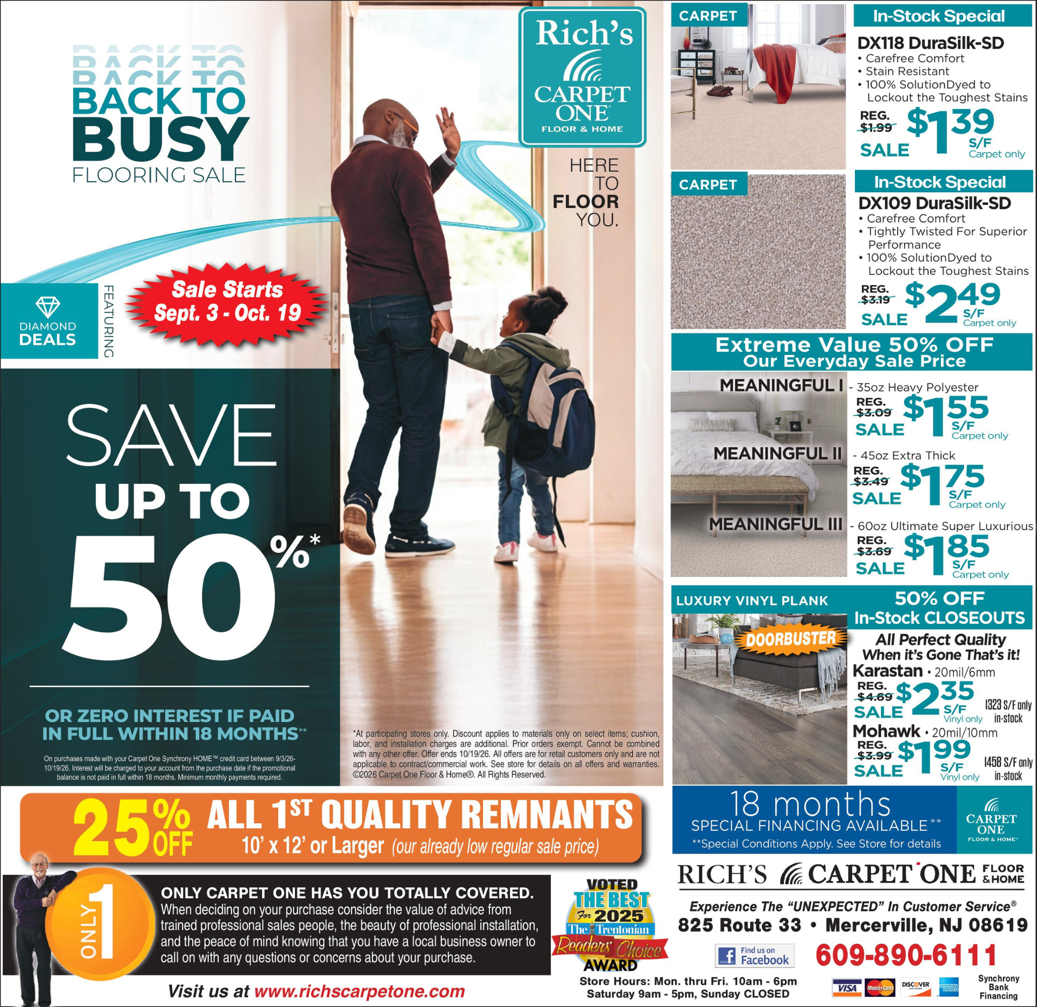 Back To Busy Flooring Sale