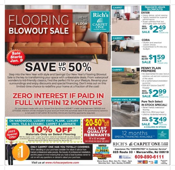 Sale Rich's Carpet One Floor & Home